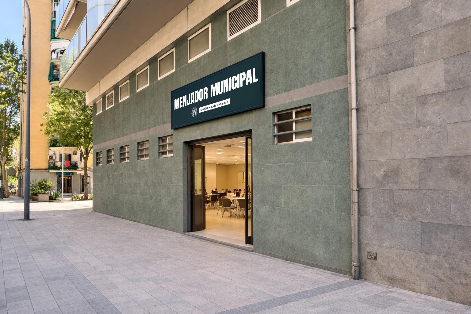 Imatge virtual façana menjador social