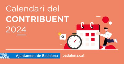 Calendari del contribuent 2024 a Badalona.