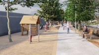 Imatge virtual nova àrea de jocs parc de la Riera de Canyadó 1