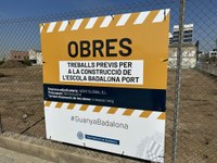 Comencen les obres de descontaminació del terreny on es construirà la nova escola Badalona Port
