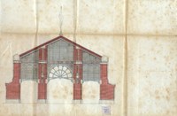 Disseny del primer mercat cobert de Badalona: Mercat Maignon