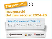 Demà dijous es farà l’acte d’inauguració del curs escolar 2024-2025 a Badalona
