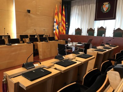 Dijous 16 d’octubre, sessió extraordinària i urgent del Ple de l’Ajuntament de Badalona.