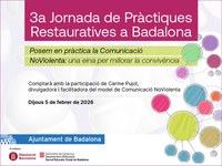 Dijous 5 de febrer se celebra la III Jornada de Pràctiques Restauratives de Badalona