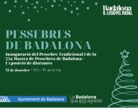 Dimecres 13 de desembre s’inaugura el Pessebre de la plaça de la Vila i la 25a Mostra de Pessebres a la sala El Refugi