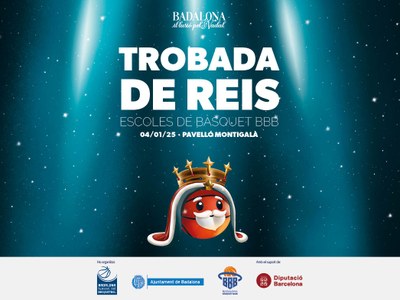 Dissabte 4 de gener, Trobada de Reis de les escoles de bàsquet de Badalona.
