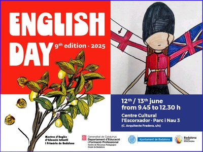 Disset escoles de Badalona participen en la 9a edició de l'English Day.