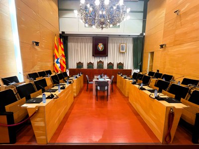 Divendres 24 d’abril, sessió extraordinària del Ple de l’Ajuntament de Badalona.