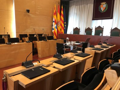 Divendres, 25 d’octubre, sessió extraordinària del Ple de l’Ajuntament de Badalona.