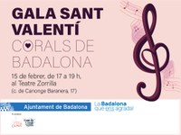 Diverses corals de gent gran de Badalona celebren la Gala Sant Valentí