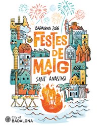 Cartell Festes de Maig Badalona 2026