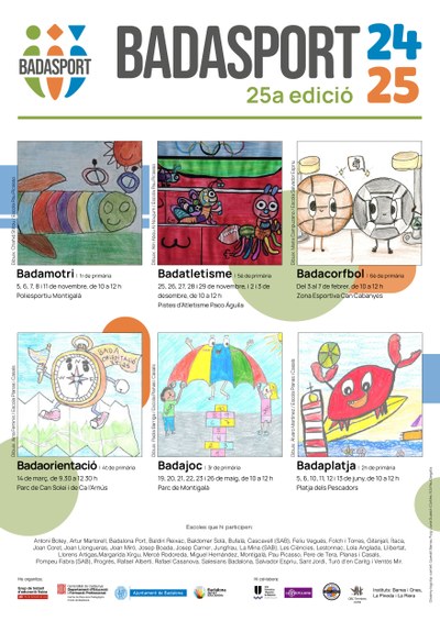 Cartell Badasport 2024-2025.