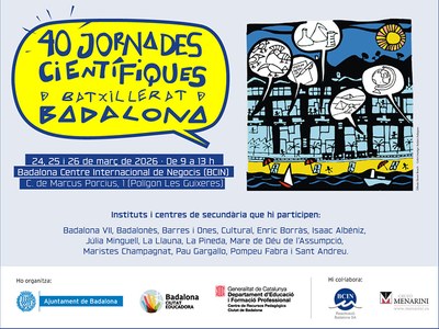 El BCIN acull la 40a edició de les Jornades Científiques de Batxillerat de Badalona.