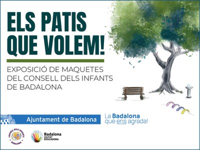 El Consell dels Infants de Badalona (CIB) exposa prop de 60 maquetes de patis escolars elaborades per nens i nenes de 42 centres.