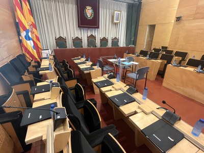 El dilluns 3 de novembre, sessió ordinària del Ple de l’Ajuntament de Badalona.
