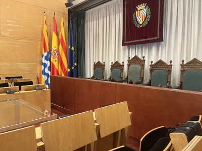 El dilluns 5 de maig, sessió ordinària del Ple de l’Ajuntament de Badalona.