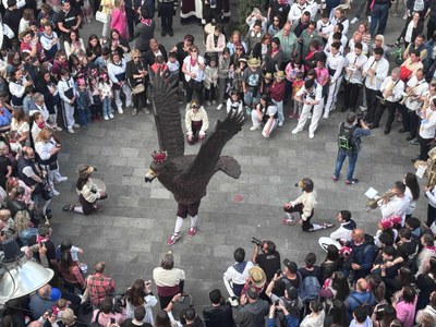 Fotografia Pregó Festes de Maig Badalona 2025.