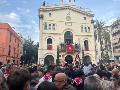 Fotografia Pregó Festes de Maig Badalona 2025.