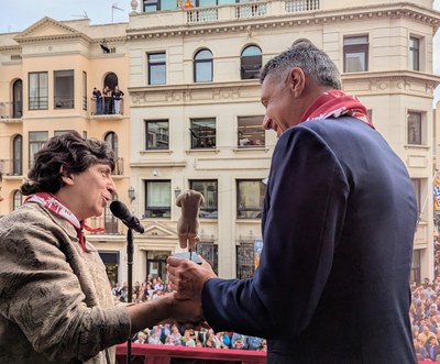 Fotografia Pregó Festes de Maig Badalona 2025.