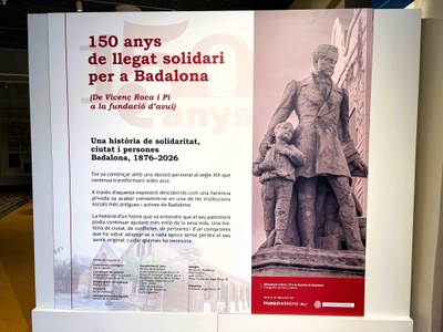 El Museu de Badalona i la Fundació Llegat Roca i Pi presenten una exposició pels 150 anys d’un llegat solidari al servei de la ciutat.