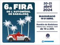 El passeig de la Rambla acull aquest cap de setmana la 6a Fira de l’Automòbil de Badalona