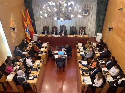 El Ple de l’Ajuntament de Badalona aprova inicialment un pressupost de 243 milions d’euros per al 2025.