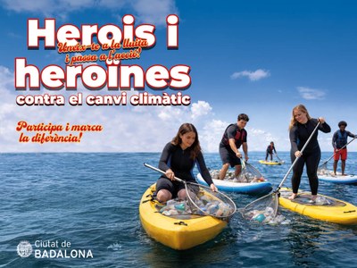 El projecte “Herois i heroïnes contra el canvi climàtic” tanca edició amb una jornada participativa de neteja al mar.