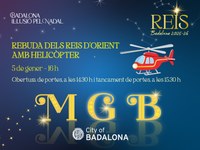 Els Reis d’Orient arribaran a Badalona en helicòpter reial el pròxim dilluns 5 de gener a l’Estadi Municipal