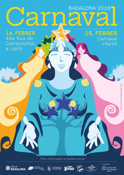 Cartell del Carnaval de Badalona 2026.