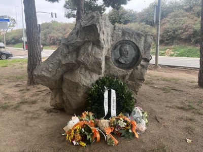 Homenatge al Molt Honorable President Lluís Companys.