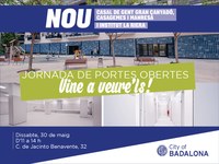 Jornada de portes obertes al nou institut La Riera i el nou Casal de Gent Gran de Canyadó, Casagemes i Manresà
