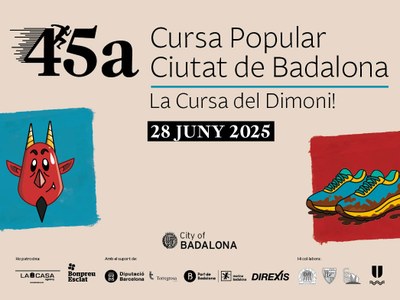 La 45a Cursa Popular Ciutat de Badalona - Cursa del Dimoni! se celebra demà dissabte 28 de juny amb rècord d’inscripcions.
