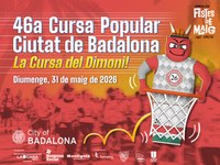 La 46a Cursa Popular Ciutat de Badalona - Cursa del Dimoni canvia de data i se celebrarà diumenge 31 de maig al matí