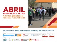La campanya “Abril, mes de la vida activa!” presenta a Badalona més de trenta propostes per practicar activitat física a qualsevol edat