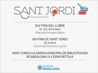 La diada de Sant Jordi es presenta a Badalona amb activitats repartides per diversos punts de la ciutat