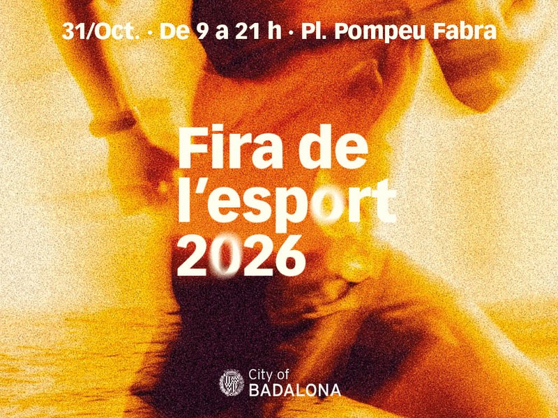 Badalona acoge la Fira de l’Esport el 31 de octubre en la plaza de Pompeu Fabra