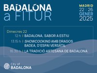 La gastronomia, tradicional i d’innovació, epicentre del primer dia de la presència de Badalona a la Fira Internacional de Turisme (FITUR) 2025