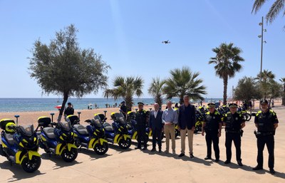 La Guàrdia Urbana de Badalona incorpora 17 noves motocicletes policials per augmentar la proximitat i l’agilitat dels serveis.