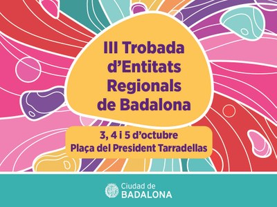 La plaça del President Tarradellas acollirà la setmana vinent la III Trobada d’Entitats Regionals de Badalona.
