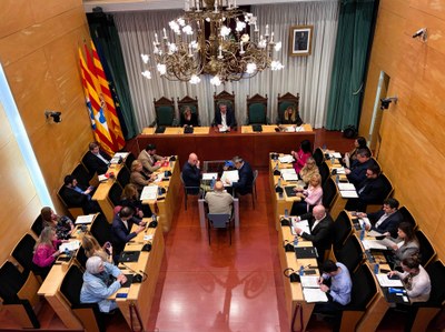 Ple extraordinari de l'Ajuntament de Badalona del 24 d'abril de 2026.