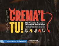 L’Ajuntament de Badalona convoca el 25è concurs Crema’l tu! per escollir el disseny del Dimoni que es cremarà la Nit de Sant Anastasi