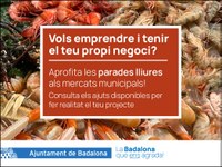 L’Ajuntament de Badalona impulsa una campanya per afavorir que es posin en servei les parades lliures dels mercats municipals