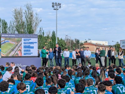 L’Ajuntament de Badalona inverteix 4 milions d’euros per reformar integralment el camp de futbol de Pomar.