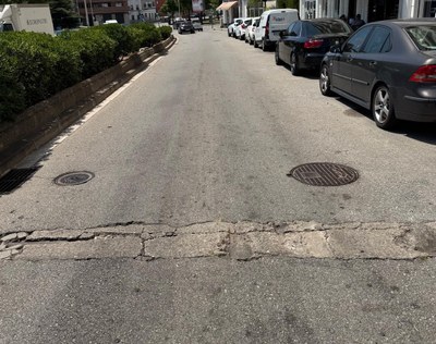 L’Ajuntament de Badalona licita les obres per renovar el paviment de la Travessera de Montigalà.