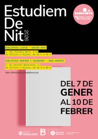 Cartell Estudiem de Nit gener-febrer 2026