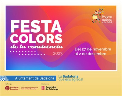 L’Ajuntament de Badalona recupera la festa Colors de la Convivència.