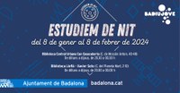 L’Ajuntament de Badalona torna a posar en marxa el programa “Estudiem de nit” que amplia els horaris de les biblioteques de la ciutat per facilitar la preparació dels exàmens