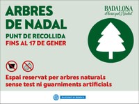 L’Ajuntament instal·larà 15 punts especials per a la recollida d’arbres de Nadal