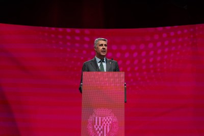 L’alcalde de Badalona fa balanç dels primers dos anys del mandat municipal 2023-2027.