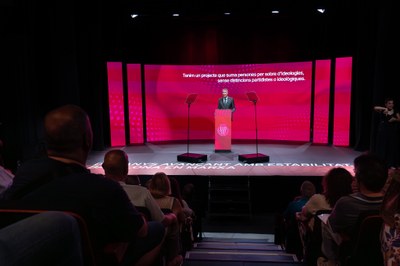 Conferència Dos anys avançant amb estabilitat. Badalona en marxa.